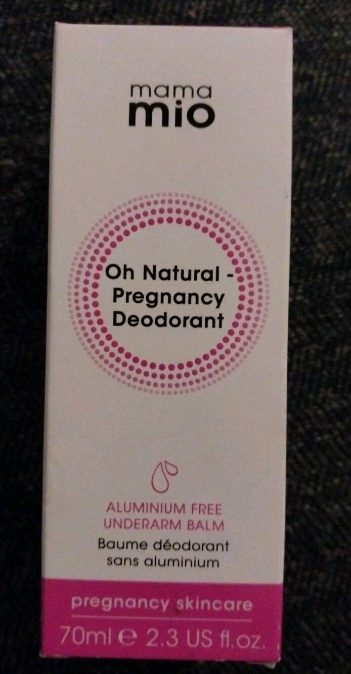 Mama Mio Oh Natural Deodorant 1.7 oz / 50ml Aluminum Free Pregnancy Safe NIB